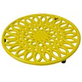 thumbnail image 1 of Home Basics Collection Tournesol Couette en Fonte, Jaune, 8x8x5 Pouces, 1 of 4