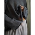 thumbnail image 5 of WBQ Women's  Thin Flared Sleeve Knit T-Shirt S-L size, 5 of 8