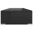 thumbnail image 2 of vidaXL TV Stand/Monitor Riser Glass Black 80x30x13 cm, 2 of 4