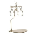 thumbnail image 2 of Portavelas giratorio Macarena Candelabro acero inoxidable Centro de mesa, 2 of 8
