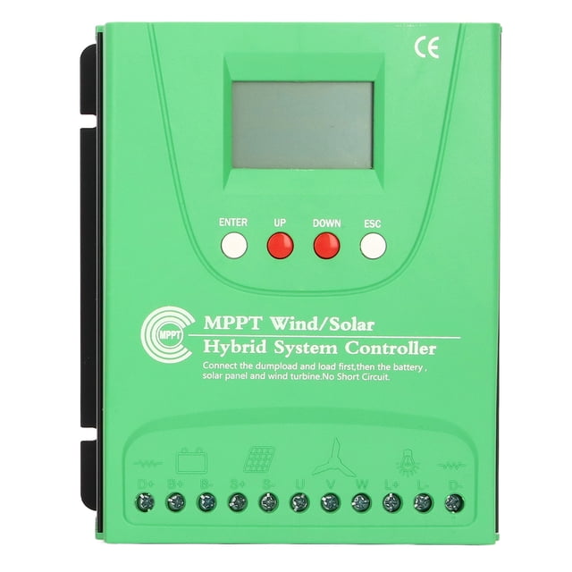 Solar 12V 24V Wind Solar Controller with LCD Display MPPT Boost Wind Solar Controller