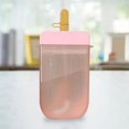 thumbnail image 5 of de agua de plástico con correa de , tazas para mujeres y , jarra de agua para zumo , 300ml Botellas De Bebidas（Rosa）, 5 of 5