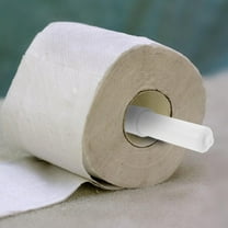 MLINS  2 Pcs Toilet Paper Replacement Rod Holder Roller Spring Loaded White