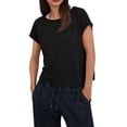 thumbnail image 7 of Livrdious Womens Short Sleeve Workout Shirts Open Back Tops Loose Fit Casual Yoga Athletic Gym Tee with Cutout, Oversized Activewear, 7 of 7