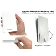 Avolusion HD250U3-WH 1TB USB 3.0 Portable External Gaming PS5 Hard Drive - White (PS5 Pre-Formatted) -
