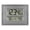 Gray, Silver, variant on La Crosse Technology Atomic Digital Black & Silver Contemporary Clock, 512-65937-INT