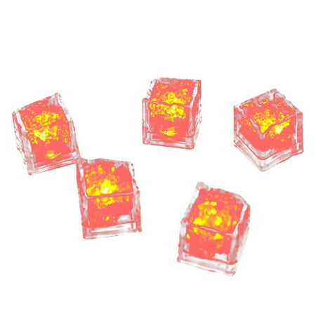 

Party Decorative LED Ice Cubes Light MultiColor Liquid Sensor Bar Party 12 pcs