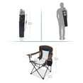 thumbnail image 3 of Ozark Trail Oversized Mesh Chair with Cooler, Maximum Occupancy 1 Person, Color Grey, Polyester, 3 of 7