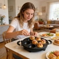 thumbnail image 4 of zhangmingg 7 Hole Nonstick Frying Pan for Even Heat Distribution and Pancakes Every, 4 of 7