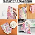 thumbnail image 7 of Dreamtimes Cute Unicorn Pink Kitchen Towels, 18 x 28 Inch Super Soft and Absorbent Dish Cloths for Washing Dishes, 1 PCS Reusable Multi-Purpose Microfiber Hand Towels for Kitchen, 7 of 7