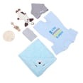 thumbnail image 1 of Cesta de regalos ANGGREK para Bebé Unisex Con Ropa Manta babero Calcetines Muñeca Sonajero tarjeta de Felicitación, 1 of 7