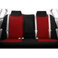 thumbnail image 2 of CalTrend Rear 40/60 Split Back & Solid Cushion NeoPrene Seat Covers for 2007-2010 Toyota Yaris - TY405-02PP Red Insert with Black Trim, 2 of 3