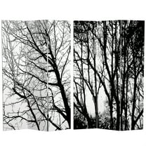 Oriental Furniture 6 ft. Tall Trees Double Sided Room Divider - 3 Panel