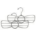 thumbnail image 3 of Metal Hanger Butterfly Shaped Multi-Purpose: Scarf, Hijab, Belt, Tie, and Jewelry | Space-Saving Closet Organizer for Men and Women | Chrome Finish Construction for Durability | 2 Pack, 3 of 5
