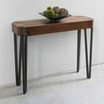 thumbnail image 2 of International Caravan Hamburg Hexagon Wood Console Table, 2 of 2