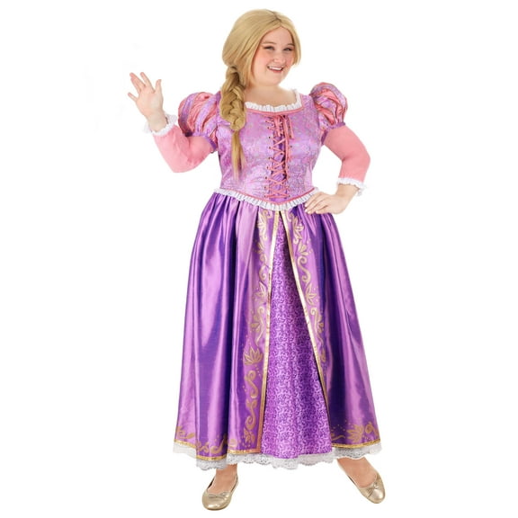 Women's Plus Size Premium Rapunzel Costume Dress