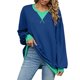 thumbnail image 1 of Camisetas de Larga para Mujer Azul Brillante XXL, 1 of 5