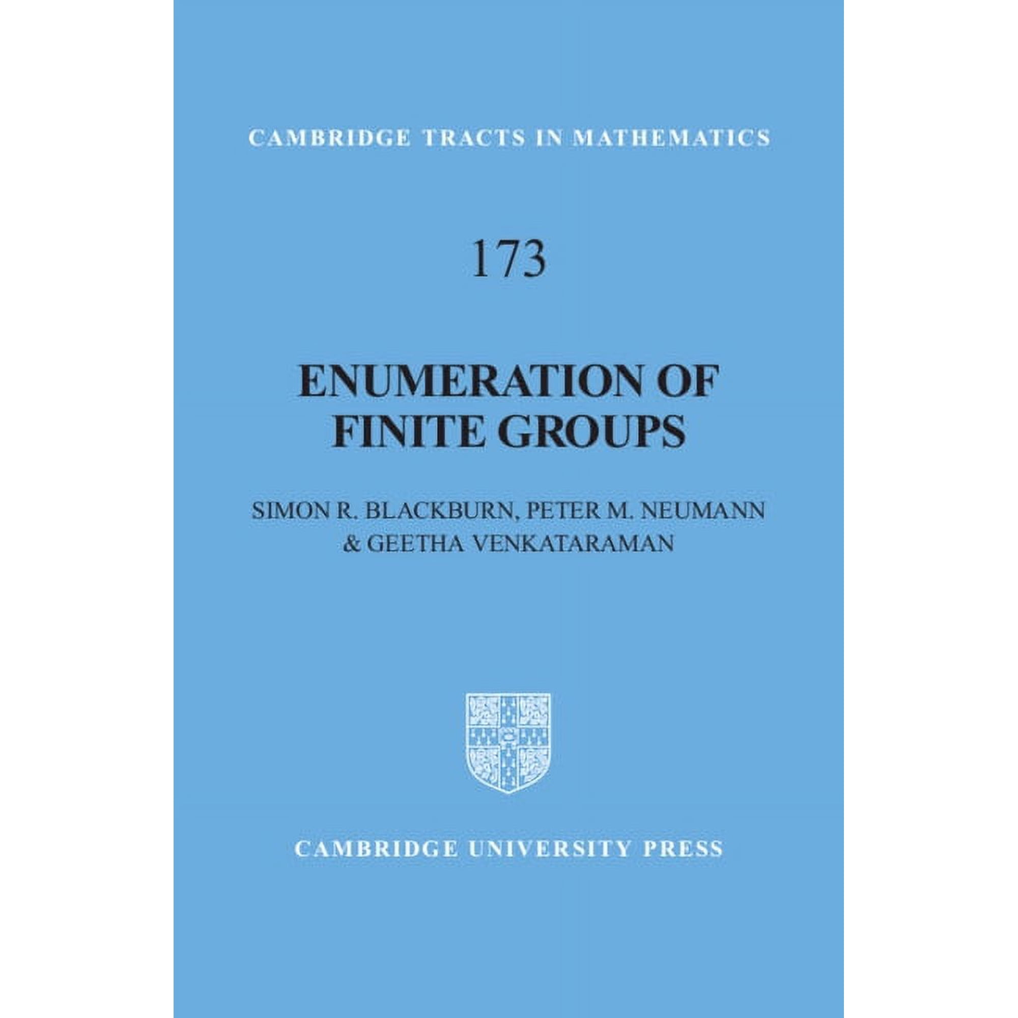Cambridge Tracts in Mathematics Enumeration of Finite Groups, Book 173, (Hardcover)