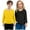 Black, variant on Bnwani Long Sleeve Toddler T Shirt Cotton Black Crew Neck Soft Casual Fashion Cute Solid Tops 12-24 Momths