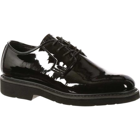 

Men s Rocky High Gloss Dress Leather Oxford 510-8 Black Full Grain Leather 7 W