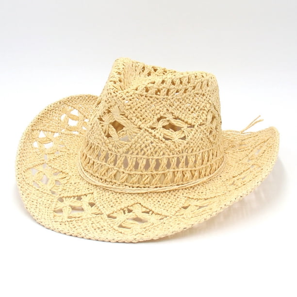 Weikingp Clearance! Cowboy Hat, Floppy Beach Hats for Women  display picture 3