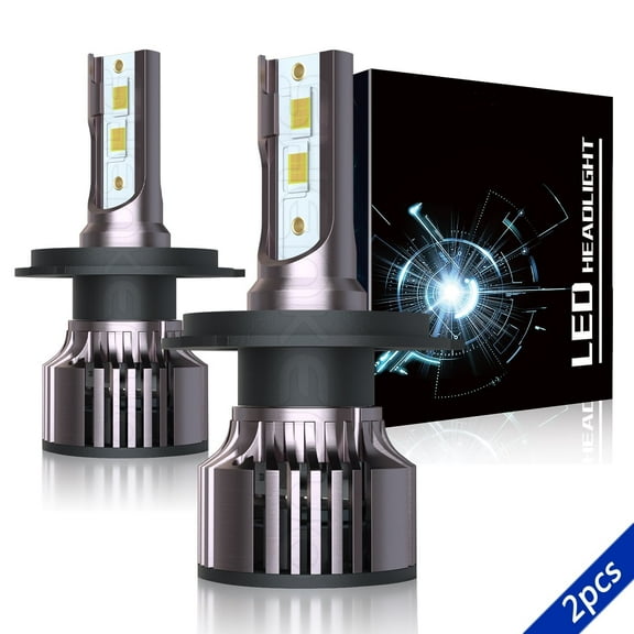 H4 9003 LED Headlight Bulbs High&Low Beam White for 2000-2018 Hyundai Accent