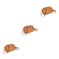 thumbnail image 2 of Transemion Handbag For Fashionable Women Statement Everywhere Convenient And Practical brown 3Set, 2 of 6