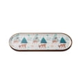thumbnail image 2 of Christmas Wooden Serving Tray, Holiday Dessert Platter with Deer Tree Snowflake Prints, Farmhouse Tabletop Decor for Cookies Candy Display, 7.28-11.41in, 2 of 6
