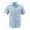 #Green, variant on DPTALR George Men's Short Sleeve Cotton Shirts,Gingham Summer Button Down Plaid Shirt,Navy,Big and Tall Men M