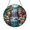 Acrylic 3.5 Inch, variant on Waterfall Forest Scene Stained Glass Style Suncatcher – Window Decor