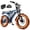 Blue, variant on ESKUTE Electric Bike for Adults,750W Motor, 20"x4" Fat Tire, 20mph E Mountain Bike, 48V/15.6AH TUV Certified UL2849 Class 2 White