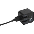 thumbnail image 2 of ONN 2.4 amp Wall Charger with Micro USB Sync & Charge Cable, Black, 2 of 5