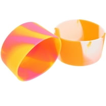 FUTUREORYY Tumbler Boot Cover Orange White 2Pcs 7.50X7.50X4.00CM