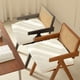 thumbnail image 4 of Thicken Seat Cushion Chair Cushions Winter Warm Office Chair Sit Mat Non-Slip Stool Cushions, White, 4 of 7