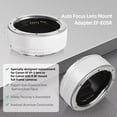 thumbnail image 2 of Estbridg EF-EOS R Adapter for Canon Cameras Designed for Seamless Mounting & Unmounting, 2 of 6