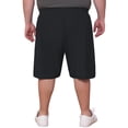 thumbnail image 3 of INSPIRE CHIC Men's Big & Tall Zipper Pockets Above Knee Drawstring Waist Sport Short Pants 3XL Black, 3 of 5