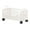 White, variant on yuksok Rolling Book Cart Utility Cart for Bag Craft Daily Items Pantry Drinks Snack Black