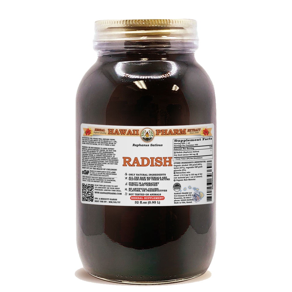 Radish (Raphanus Sativus) Dry Seed Liquid Extract. Expertly Extracted