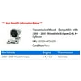 thumbnail image 2 of Transmission Mount - Compatible with 2000 - 2005 Mitsubishi Eclipse 2.4L 4-Cylinder 2001 2002 2003 2004, 2 of 2