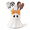 White-Ghost, variant on Ceramic Bat Utensil Holder For Kitchen Gothic Accessories