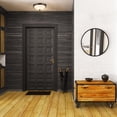 thumbnail image 6 of Globe Electric 2-Light Dark Bronze Flush Mount with Frosted White Glass Shade, 61008, 6 of 7