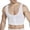 Z16-White, variant on Sauna Suit Vest for Men,Sweat Tank Top Waist Trainer for Men Compression Workout Enhancing Vest Compression Suit