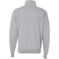 thumbnail image 1 of Champion Mens Eco Fleece 1/4 Zip, S, Light Steel, 1 of 2