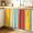 Red, variant on Red Aqua Stripe Sink Skirt 11"Wx13"L,Dustproof Under Sink Curtain with Self Adhesive Tape,Country Abstract Art Colorful Striped Cabinet Curtain Cover for Bathroom Vanity,Kitchen Cabinet Storage Shelf