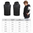 thumbnail image 3 of Chaqueta Calefactor Chaquetas Calefactoras 10 Zonas Calefacción USB para, 3 of 9