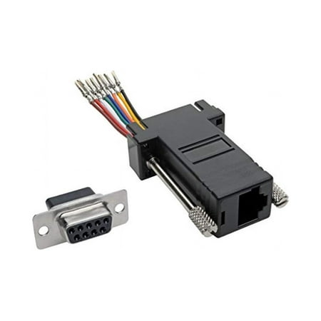 UPC: 0037332206329 | Tripp Lite DB9 to RJ45 Modular Serial Adapter (F/F) RS-232 RS-422 RS-485 (P440-89FF)