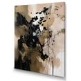 thumbnail image 2 of Designart "Black Chaos IV" Abstract Canvas Wall Art, 2 of 5