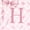Pink H, variant on Erosebridal Girl Personalized Gifts 7-Piece Twin Bedding Sets,Alphabet S Bedding Comforter Set For Kids,Reversible pink