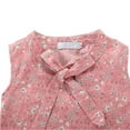 thumbnail image 3 of Kids Sets Baby Girls Summer Suits, Country Style Cotton Floral Patterns Short + Pant Girls Clothing, 3 of 5