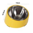 thumbnail image 2 of Cuenco inclinable, suministros para perros y gatos, cuenco de comida, cuenco de acero inoxidable, cuenco para perros, cuenco para gatos, cuenco de arroz, 2 of 5